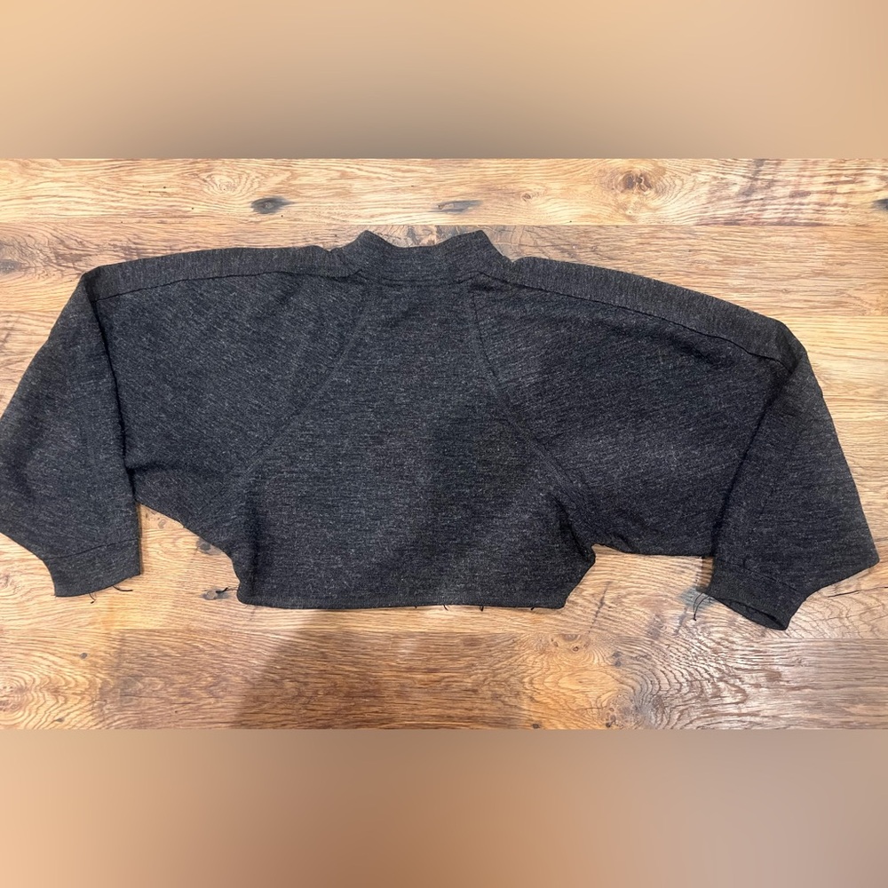 Primark Women's Charcoal Gray Cropped Sweater